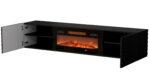 TV Stand Matte Black M183xD35xH37cm