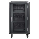 Manhattan Laptop Charging Cart/Trolley via AC Adapter (EU) 30-bay  Install device's AC Adapter (power cables) into unit  Suitable for ALL laptops (to 16 )  iPads  MacBooks  Chromebooks  other portable devices  Bays 380x30x280mm  Cabinet  Lockable - Image 6