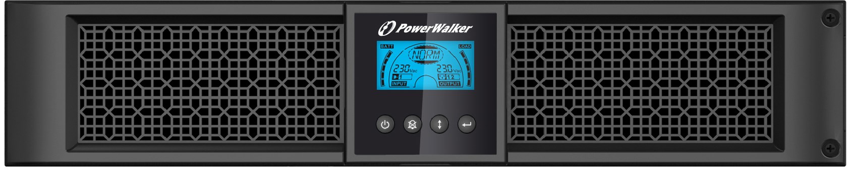 PowerWalker VI 3000RT LCD 3 kVA 2700 W 9 AC outlet(s) - Image 1