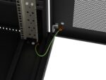 19  18U 600 × 800 BLACK FLOOR-STANDING RACK CABINET WITH PERFORATED DOOR  LANBERG (FLAT PACK) - Image 10