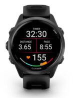 Garmin Forerunner 570 Aluminium 42mm Αδιάβροχο Smartwatch με Παλμογράφο (Slate Gray Aluminum with Translucent Black/Black Band) - Image 4