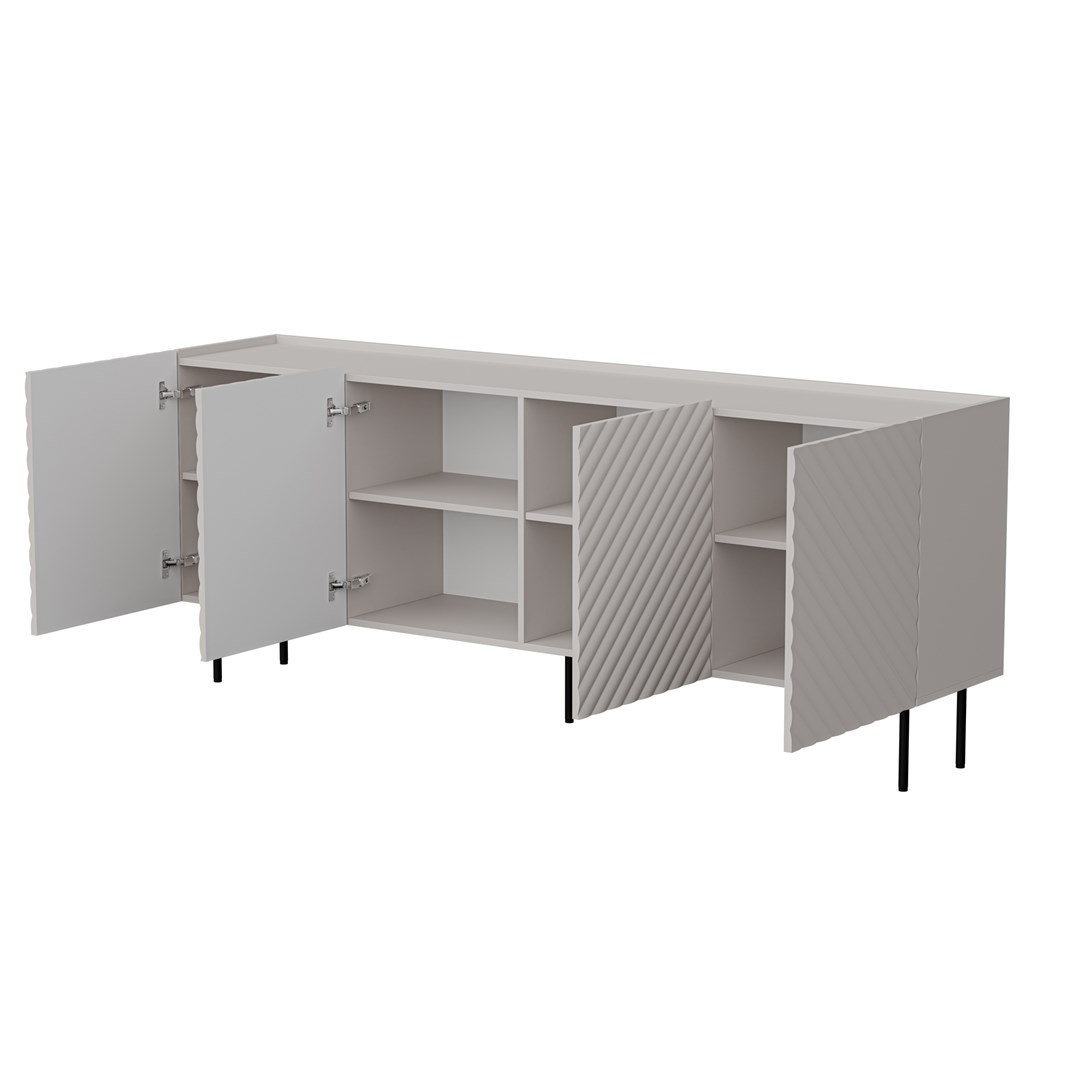 Cama LUCCA 4D chest of drawers 200x40x80 cashmere - Image 1