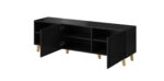 Cama RTV cabinet PAFOS 150x42x52 Black matt - Image 4