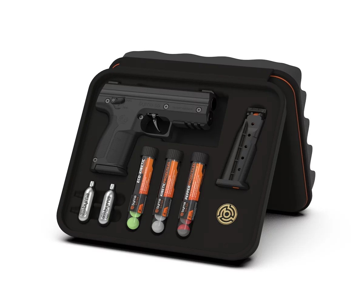 Pistol for rubber and pepper bullets BYRNA SD BLACK cal.68 CO2 8 g Black (SK68300-BLK) - Image 1
