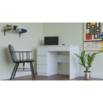 Desk Mijas left White matt - Image 2