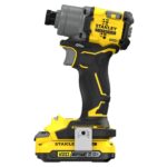 Stanley Brushless Impact Wrench Battery 18V 2x2Ah with Socket 1/4" - Image 2