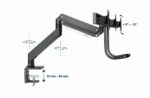 Gembird MA-DA3-03 monitor mount / stand 68.6 cm (27 ) Desk Black - Image 11