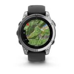 Garmin Fenix E Stainless Steel 47mm Waterproof Smartwatch with Heart Rate Monitor (Black) - Image 2