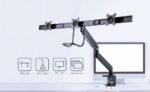 Gembird MA-DA3-03 monitor mount / stand 68.6 cm (27 ) Desk Black - Image 28
