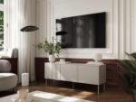 TV Stand Cashmere Matt M150xD40xH55cm - Image 2