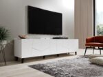 RTV cabinet ETNA 200x42x52 white matt - Image 4