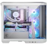 MSI MAG Pano M100R Gaming Micro Tower Computer Case with White Side Window - Image 19