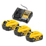 DEWALT DCK429P3T Σετ Γωνιακός Τροχός, Δραπανοκατσάβιδο, Κατσαβίδι & Σκαπτικό 18V με 3 Μπαταρίες 5Ah και Θήκη - Image 5