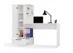 Cosmo Desk + Bookcase Set  White - Image 5