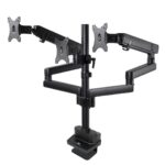 Maclean Energy MC-811 Stand Desk Mounted for 3 Monitors up to 27" with Arm - Image 6