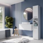 Topeshop S30 BIEL bathroom storage cabinet White - Image 4