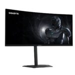 Gigabyte G34WQC2 Ultrawide VA HDR Curved Gaming Monitor 34" QHD 3440x1440 200Hz with 1ms GTG Response Time Gray - Image 2