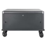 Manhattan Laptop Charging Cabinet Desktop via AC Adapter (EU) 20-bay  Install device's AC Adapter (power cables) into unit  Suitable for ALL laptops (to 16 )  iPads  MacBooks  Chromebooks  other portable devices  Bays 380x30x280mm  Cart  Lockable - Image 15