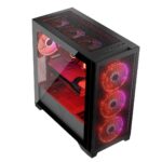 Modecom Expanse T Apex ARGB Gaming Midi Tower Computer Case with Side Window Black - Image 4