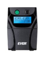 Ever Easyline 650 AVR USB UPS (VI) Line-Interactive 650VA 360W with 2 Schuko AC outlets - Image 2