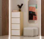 ALMA CHEST OF DRAWERS ARTISAN OAK/WHITE - Image 5