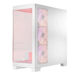 Modecom Volcano Space Apex ARGB Gaming Midi Tower Computer Case with Side Window White - Image 10