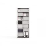 OLIV 2D CLOSED SHELVING UNIT  ANTHRACITE/WHITE SET - Image 6