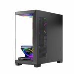 Modecom Volcano Stellar ARGB 8F Gaming Midi Tower Computer Case with Side Window Black - Image 14