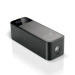 Powerbank 27 000mAh  1x USB  2x USB-C  162 5W  QC4+  flashlight  LCD screen  black - Image 3