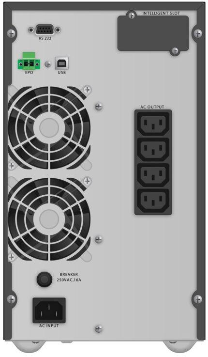 PowerWalker VFI 2000 TG Double-conversion (Online) 2 kVA 1800 W 4 AC outlet(s)