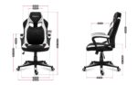 HUZARO FORCE 2.5 WHITE MESH GAMING CHAIR - Image 3