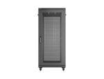 19  27U 600 × 1000 BLACK FLOOR-STANDING RACK CABINET WITH PERFORATED DOOR  LANBERG (FLAT PACK) - Image 12
