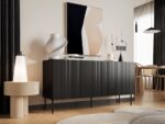 Cama Chest of drawers ISLA 150.5x40x75 matte black - Image 2