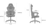 Huzaro Force 2.7 Black Carbon Gaming chair Blue - Image 4