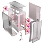 Modecom Expanse T Apex ARGB Gaming Midi Tower Computer Case with Side Window White - Image 10