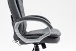 Activejet heated office chair with massage YK7304 grey - Image 14
