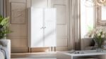 PALAZZO BIS display cabinet 100x39x166 white matt - Image 2