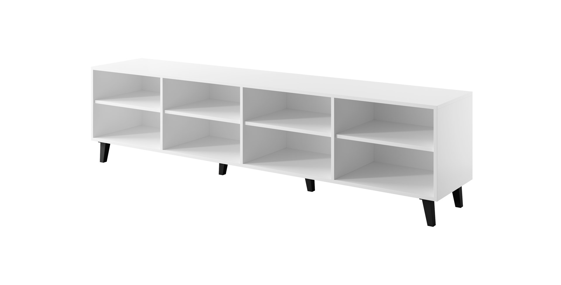 RTV cabinet FARO 200x42x52 white matt + oak craft - Image 1