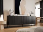 Cama Chest of drawers ISLA 200x40x75 matte black - Image 2