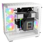 Be Quiet Light Base 600 DX Gaming Midi Tower Computer Case with Side Window and RGB Lighting White - Image 5