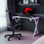 Huzaro Hero 2.3 RGB Gaming Desk white - Image 5