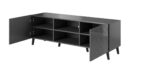 RTV cabinet ABETO 150x42x52 graphite/gloss - Image 5