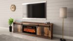 RTV GRANERO + fireplace cabinet 200x56.7x35 old wood