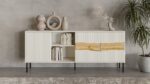 Cama INSERTO 3D1W chest of drawers 190x40x80 cashmere + LED - Image 4