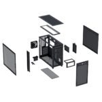 ASUS PRIME AP303 TG Black Midi Tower - Image 11