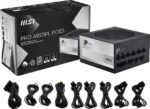 MSI PRO A850PL 850W Black Power Supply Full Modular - Image 4