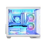 Modecom Panorama ARGB 5F Gaming Midi Tower Computer Case with Side Window White - Image 7