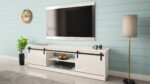 RTV GRANERO cabinet 200x56.7x35 white/gloss white - Image 6
