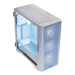 Modecom Horizon Flow Gaming Midi Tower Computer Case with Side Window and RGB Lighting White - Image 10