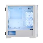 Modecom Horizon Flow Gaming Midi Tower Computer Case with Side Window and RGB Lighting White - Image 14
